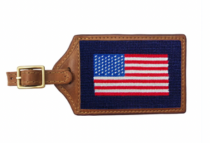 American Flag Luggage Tag by Smathers and Branson
