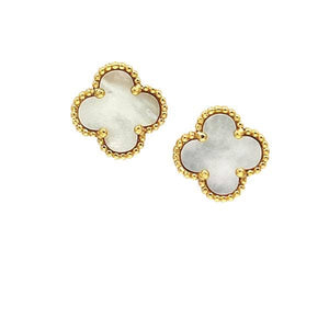 Clover Stud Earring Mother of Pearl