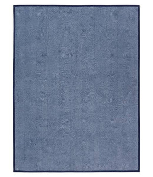 Harborview Herringbone Navy Blanket: Original