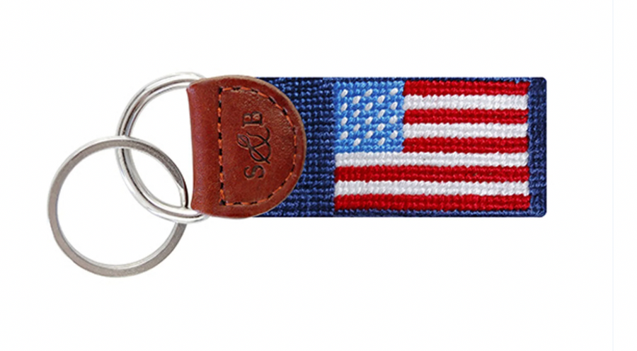 American Flag Key Fob by Smathers and Branson
