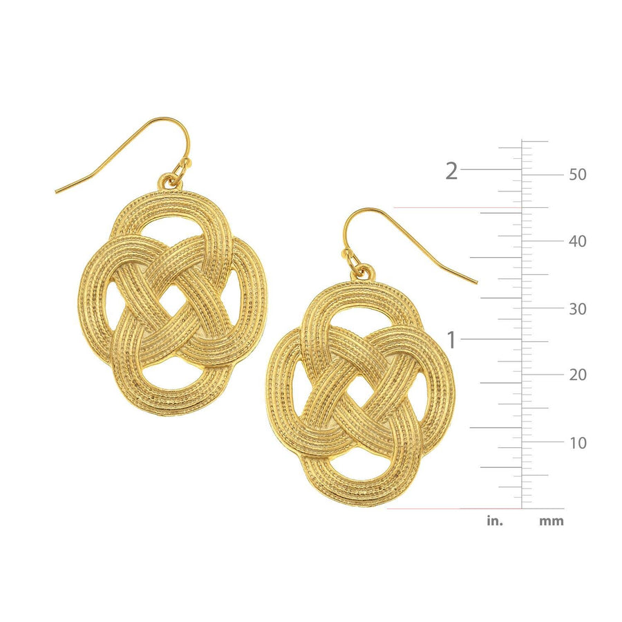 Gold Filigree Earrings by Susan Shaw