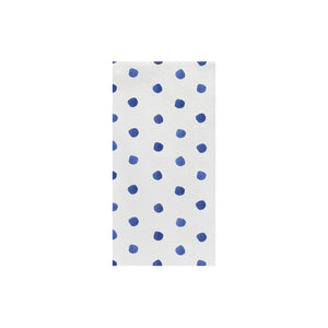 Papersoft Napkins Dot Blue Guest Towels (Pack of 20)