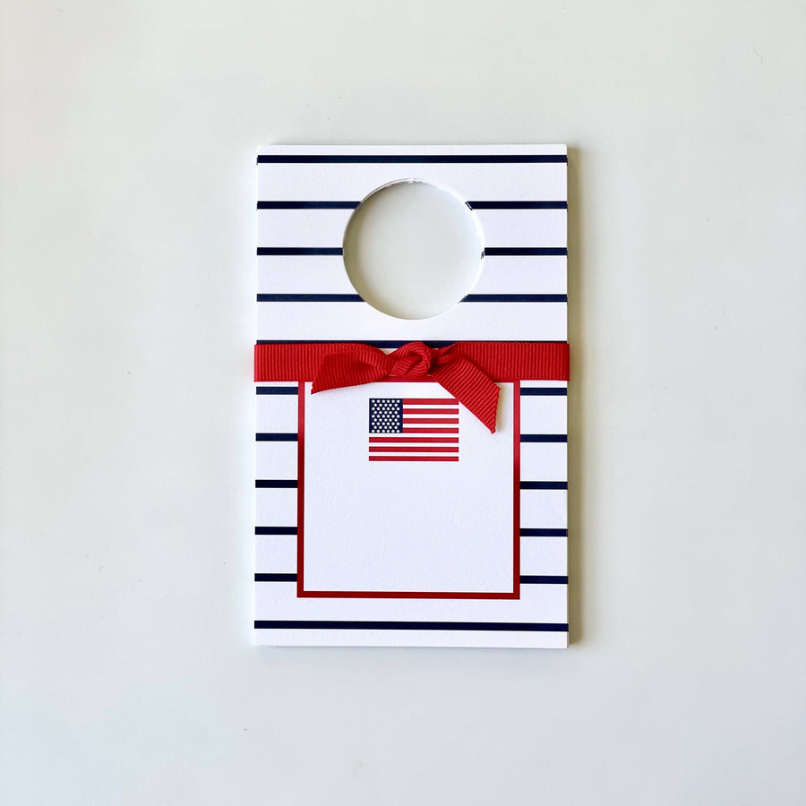 American Flag - Wine Tag Set