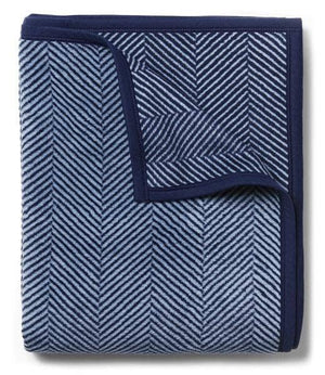 Harborview Herringbone Navy Blanket: Original