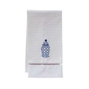 Guest Towel, Waffle Weave -   Ginger Jar Chain-Links