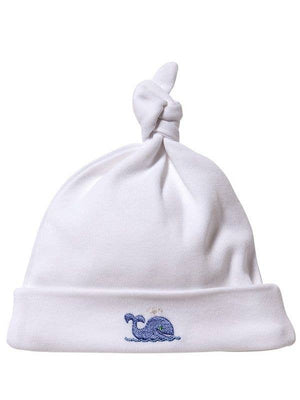 Knotted Baby Hat - Whale: 6-12m