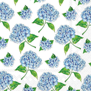 Paper Cocktail Napkins Pack of 20 Hydrangea Scatter